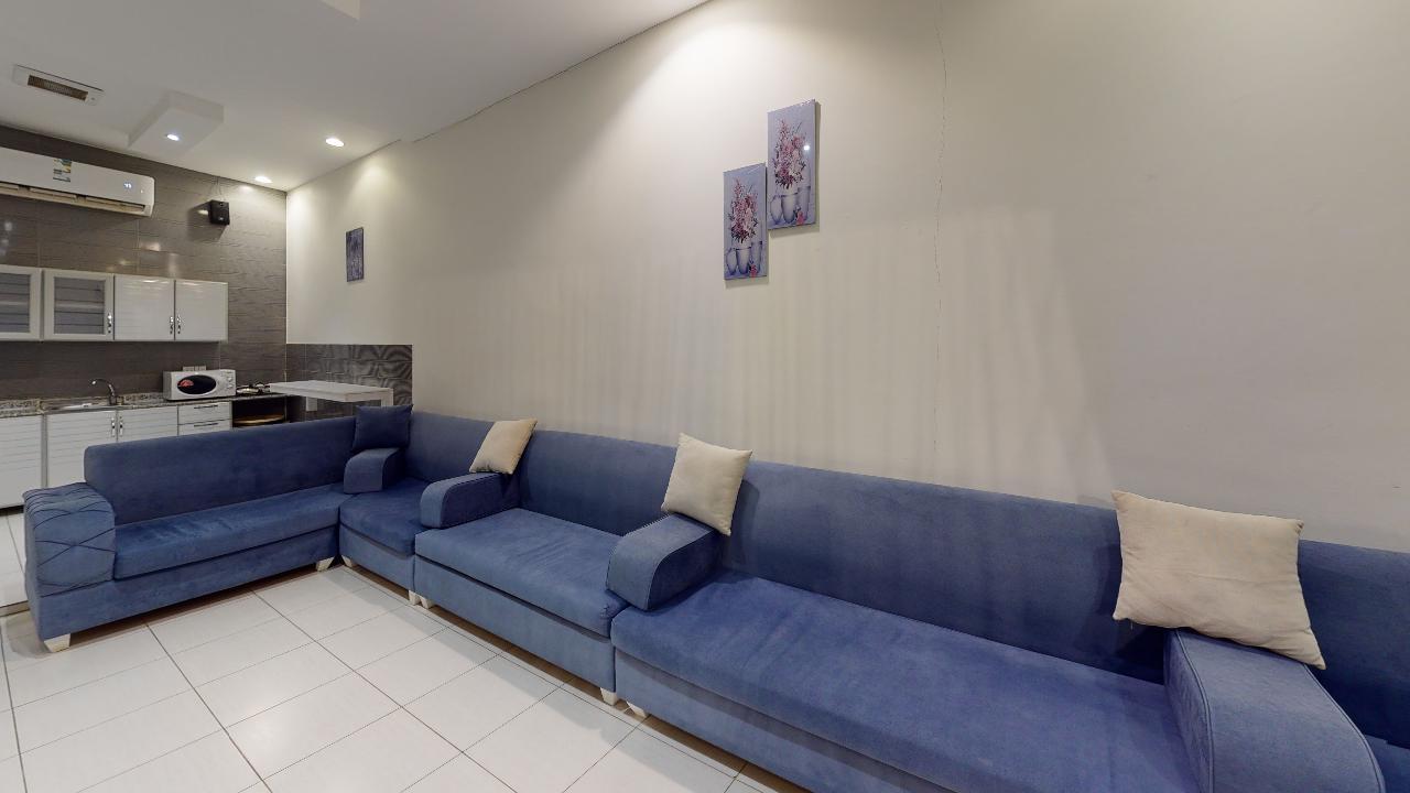 شاليه بتصميم أنيق ومنطقة مخصصة للأطفال |61 غرفة معيشة