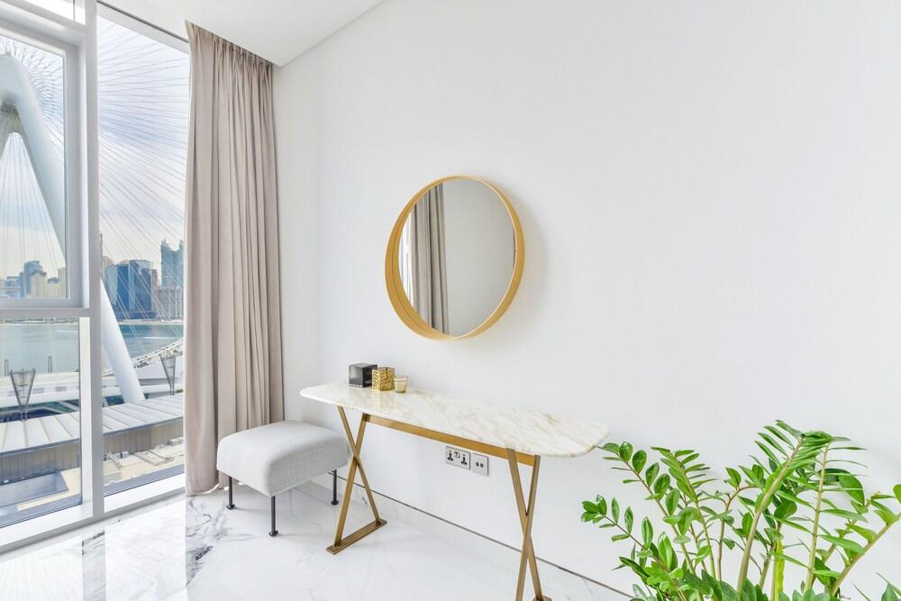 وحدة فاخرة بثلاث غرف نوم، وغرفة للخدم في بلو ووترز تفاصيل الفندق من الداخل