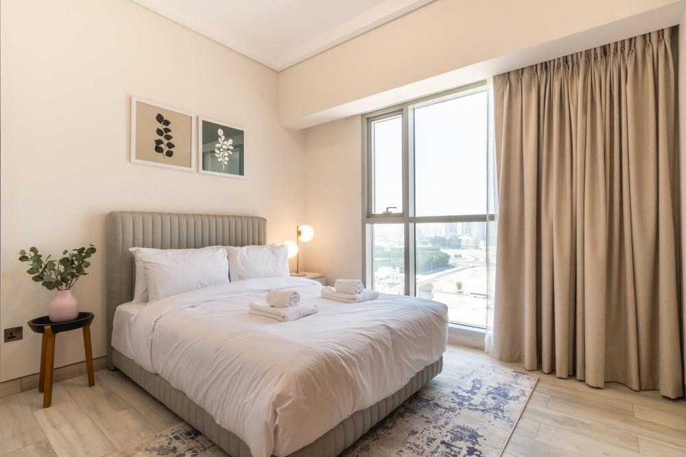 جيست ريدي - شقة معقمة في مبنى رائع مع غرفة مكتب 6222 الصورة الأساسية