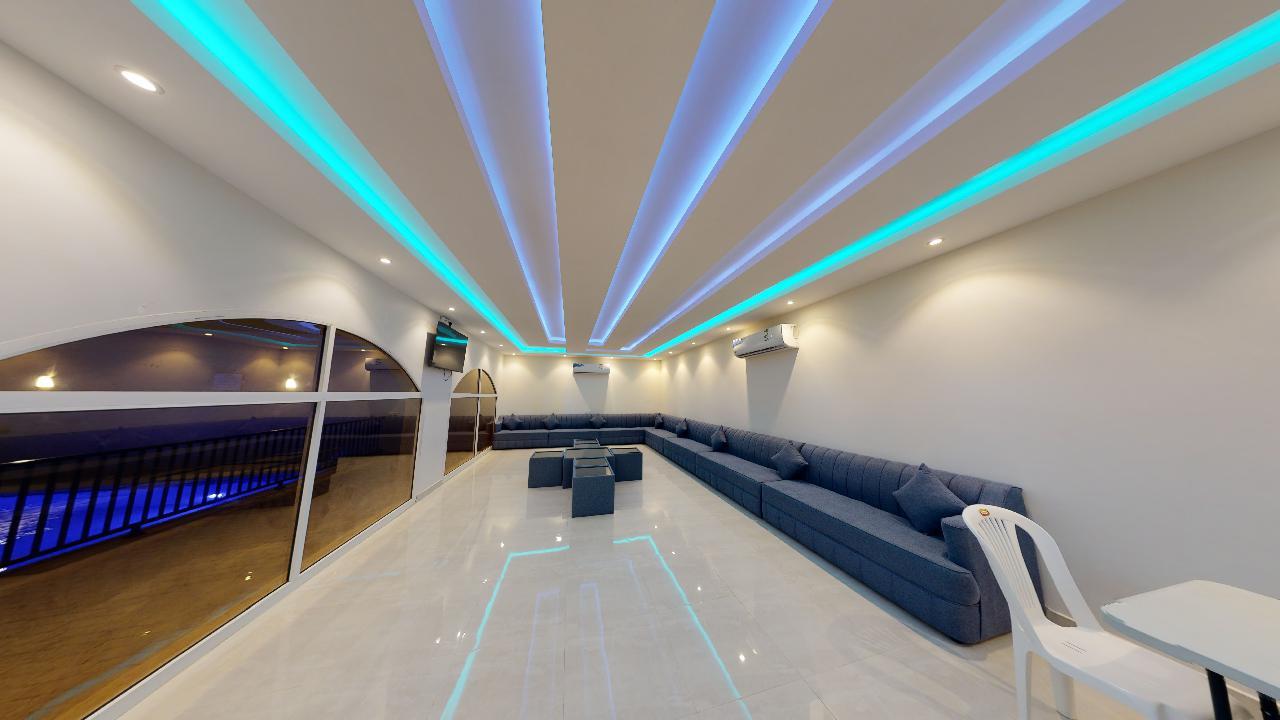 Attractive Chalet with BBQ Area | 1834 Living Room