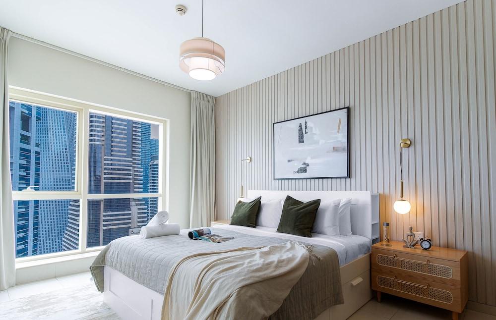 منزل - شقة أنيقة بغرفتَي نوم في دبي مارينا بالقرب من عين دبي غرفة