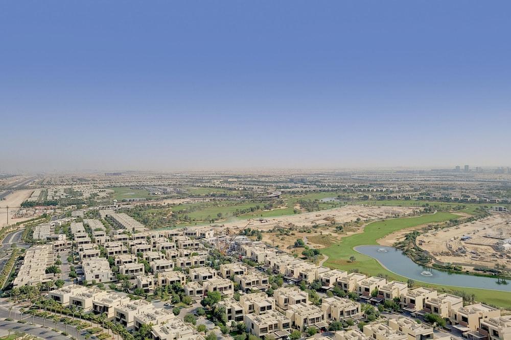 برايم ستاي - شقة إستوديو في كارسون سي، داماك هيلز منظر من الجو