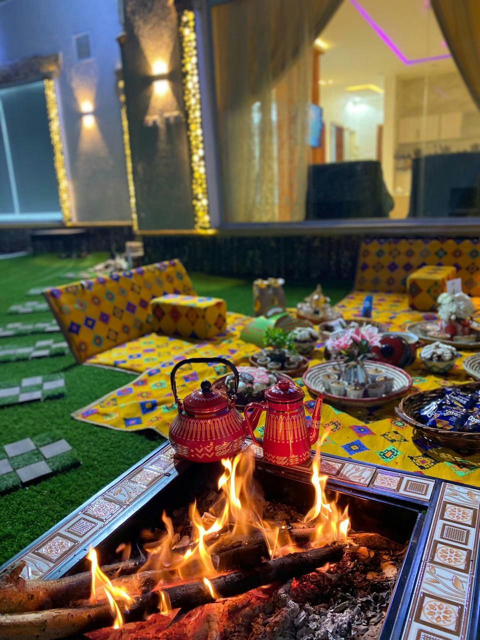 Elegant Chalet with Comfortable and Simple Furniture | 2969 Outdoor majlis