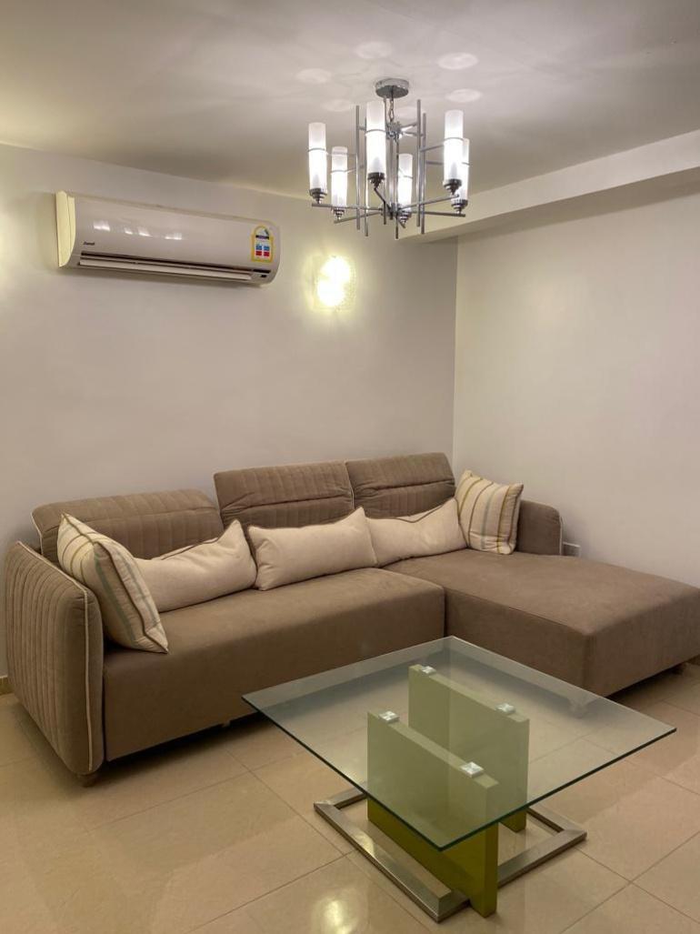 Elegant Chalet with Pool | 4094 Living Room