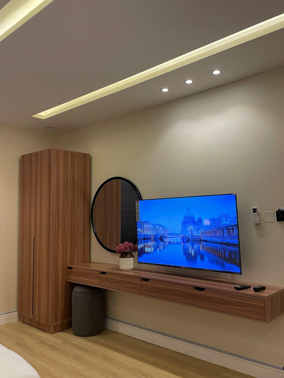 Elegant Studio with Self check-in | 5387 Bedroom