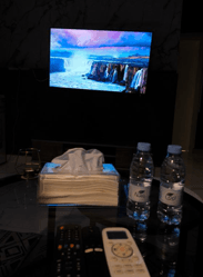 Elegant Apartment with Self Check-in | 5818 Living Area