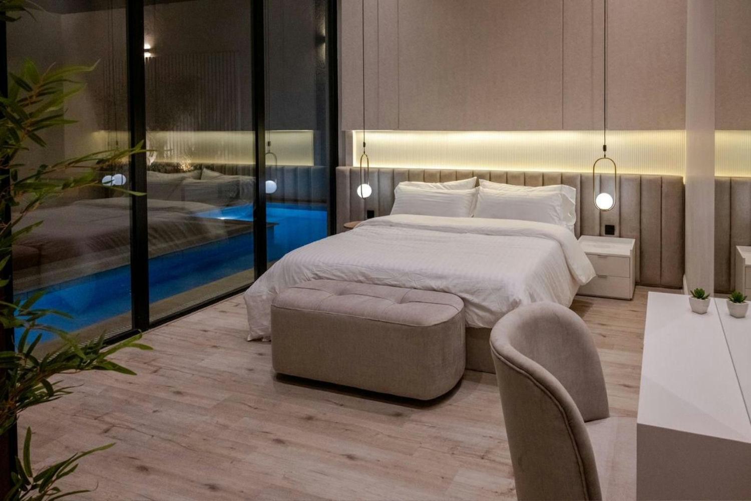 Elegant Chalet with Pool | 4820 Bedroom