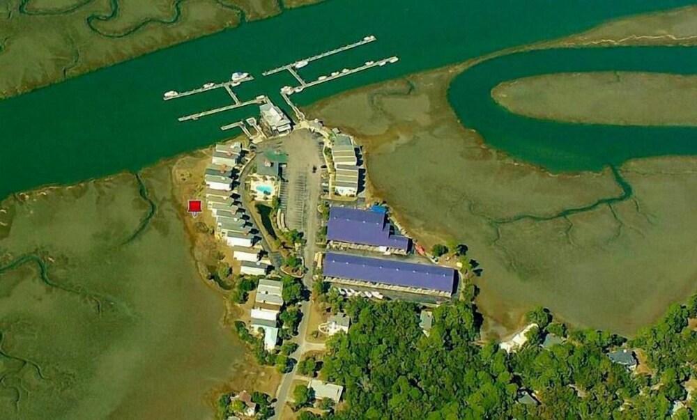 Charleston-style Row House Featured on Hgtv w/ Wifi & Creek Views Aerial View