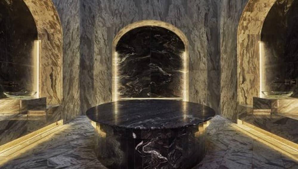 فايف بالم - شقة بغرفتَّي نوم في طابق علوي بإطلالة كاملة على المارينا المنطقة الخارجية