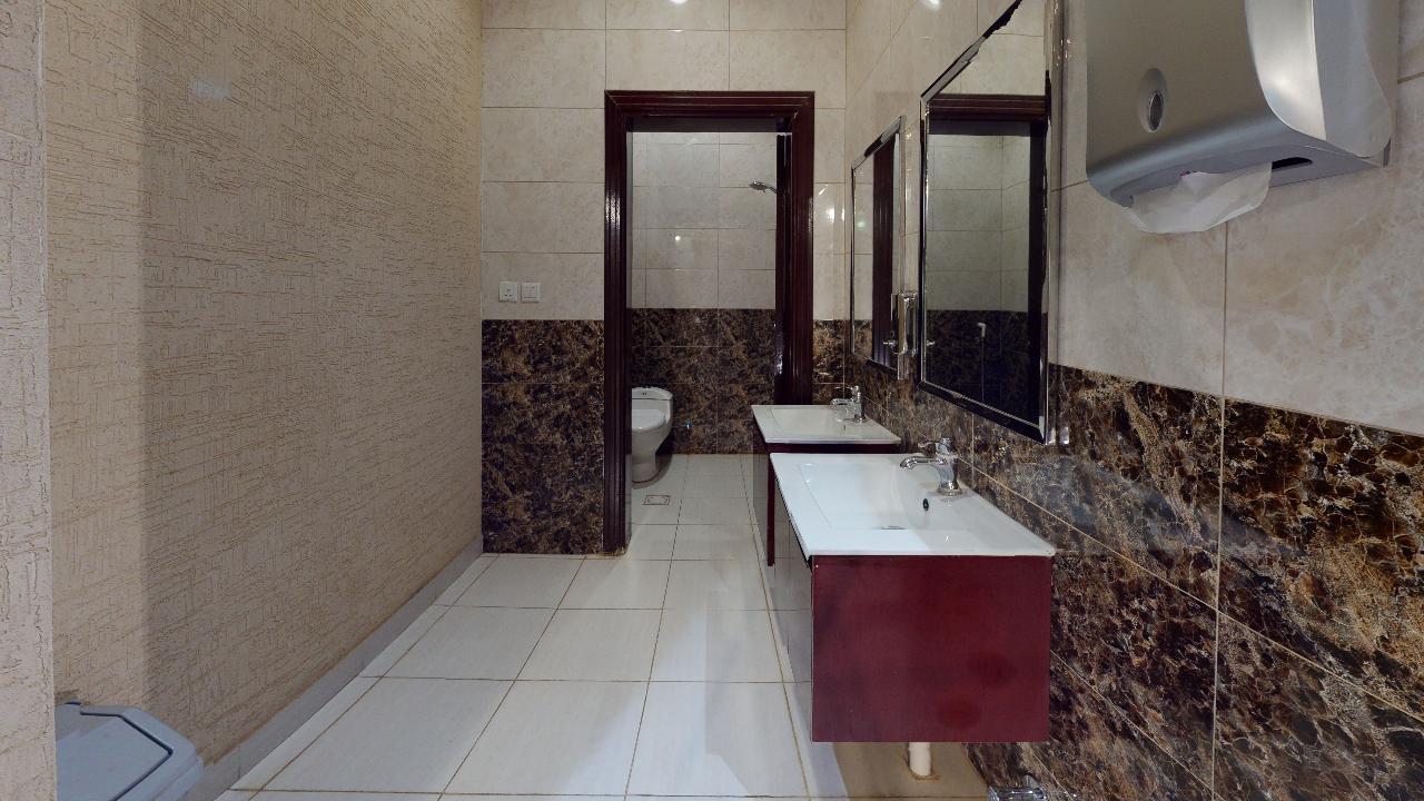 شاليه بتصميم أنيق ومنطقة مخصصة للأطفال |61 حمام