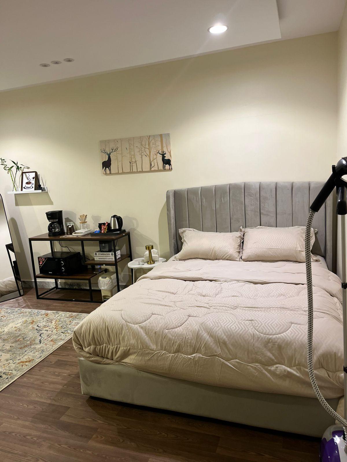 Elegant Studio with Comfortable and Simple Furniture | 5737 Bedroom
