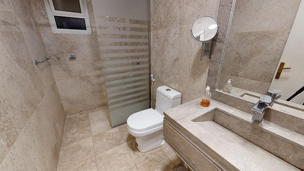 Comfy Chalet with Pool | 1563 Bathroom