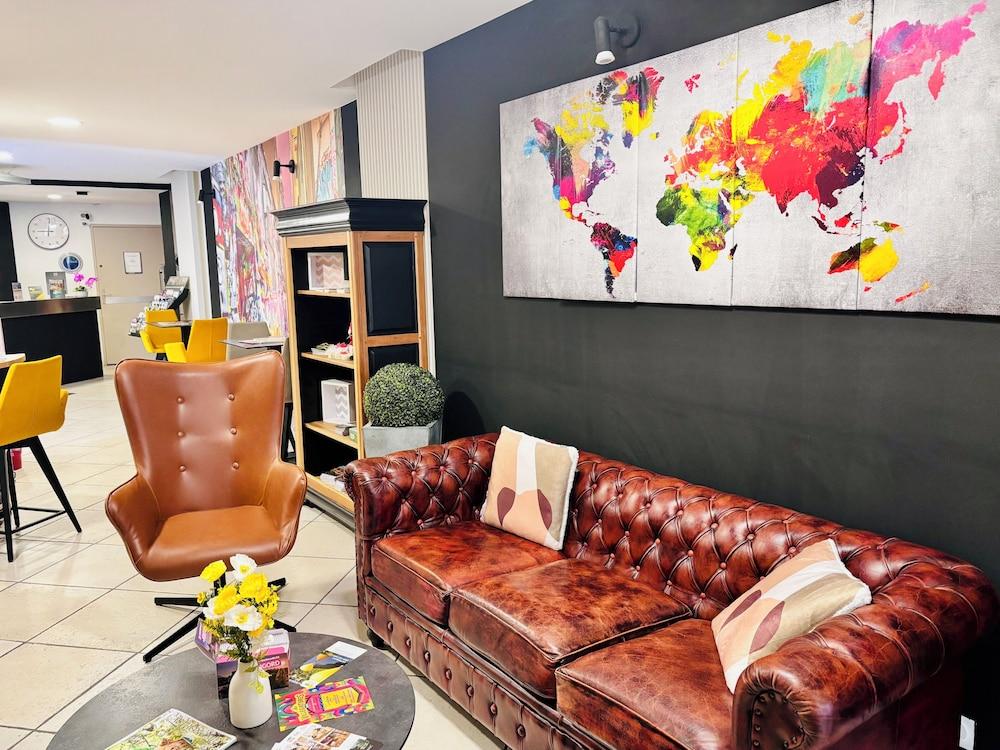 أوتل آند سبا لو جامبيتا، سنتر-فيل، بيرجيراك منطقة الاستقبال