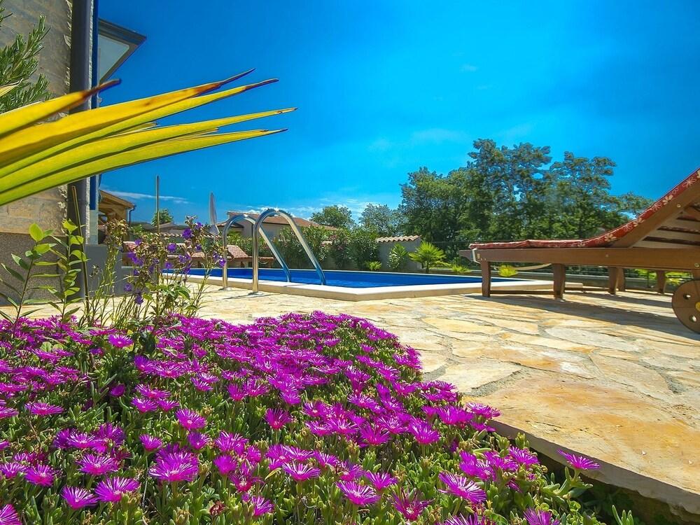 مودرن فيلا إن بورك وذ برايفت بول زحليقة مائية