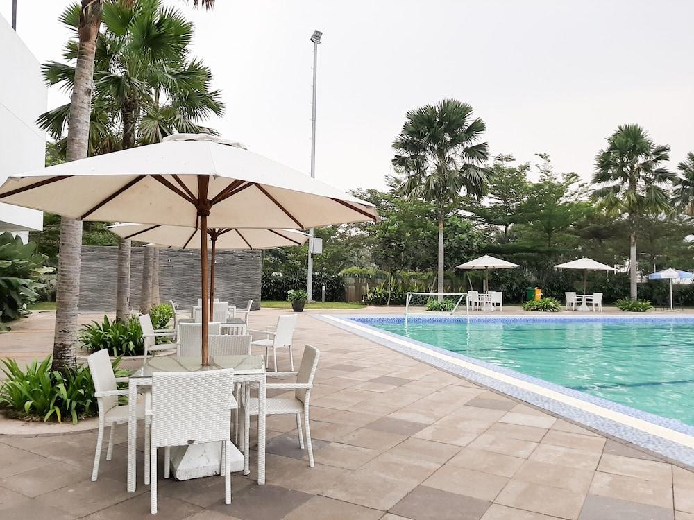 كومفي آند مودر ل بد روم أبارتمنت آت إيروبوليس ريزيدنس زحليقة مائية