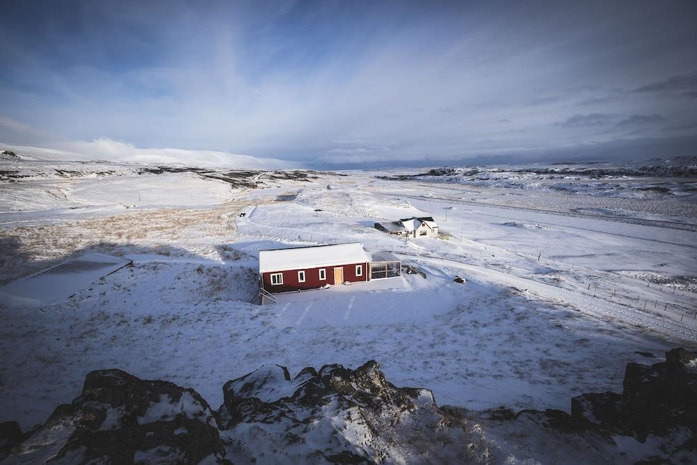 Litlabjarg Guesthouse Aerial View