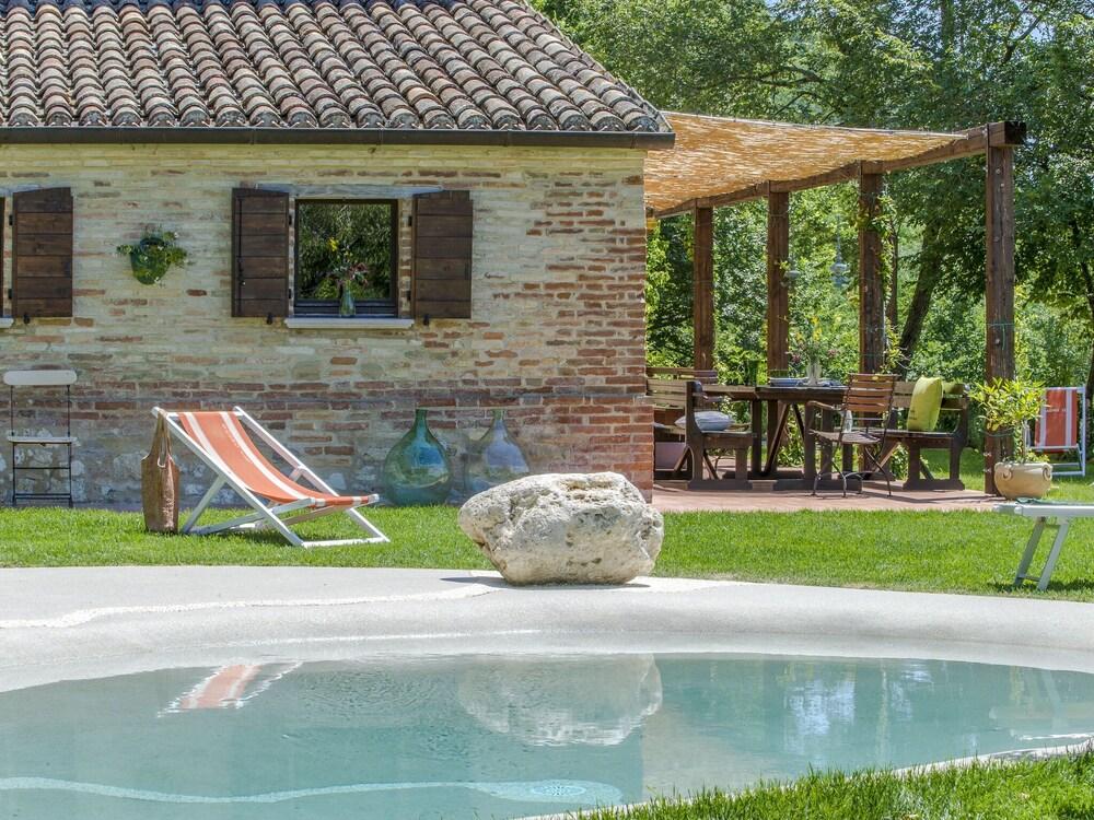Welcoming Villa in Montefelcino With Swimming Pool Waterslide