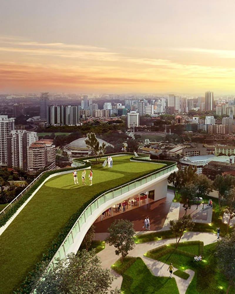 روبرتسون سويتس بكيت بينتانج كاي إل سي سي منظر من الجو