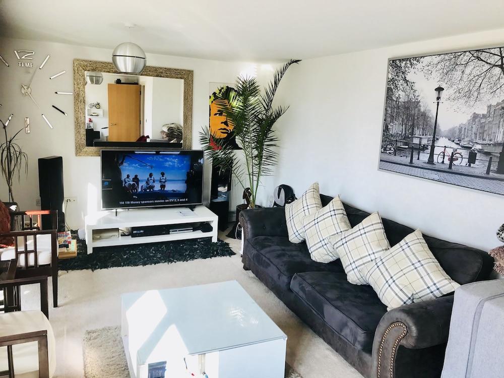 Double Room In London Shared Penthouse Living Room