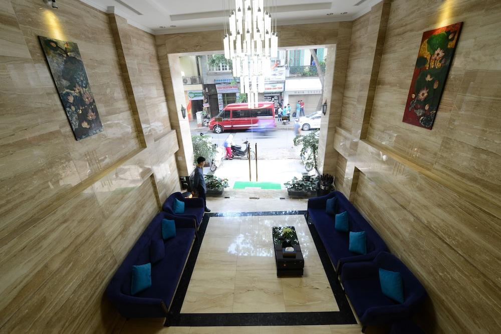 هانوي إيميرالد ووترز هوتل آند سبا منطقة الجلوس في الردهة