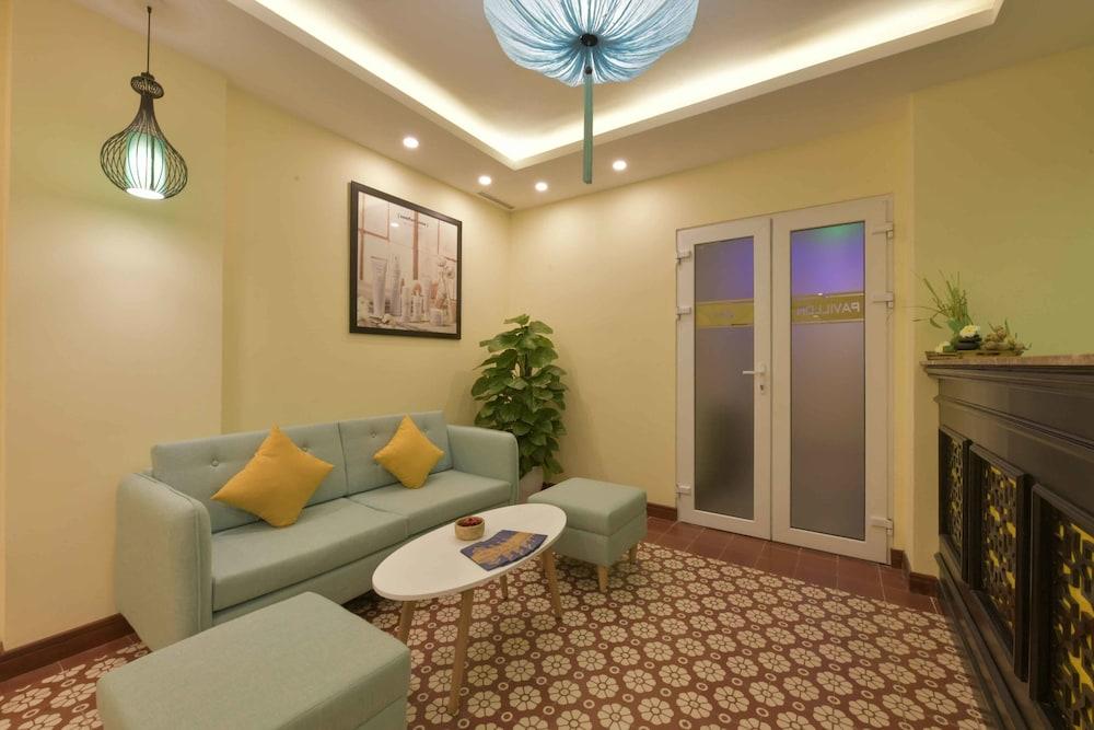 لو بافيلون هوي آن بوتيك هوتل آند سبا منطقة الاستقبال في النادي الصحي