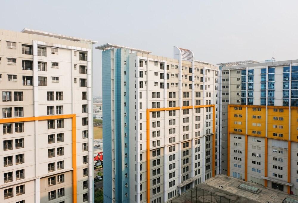 Homey and Simply Studio at Paramount Skyline Apartment Exterior