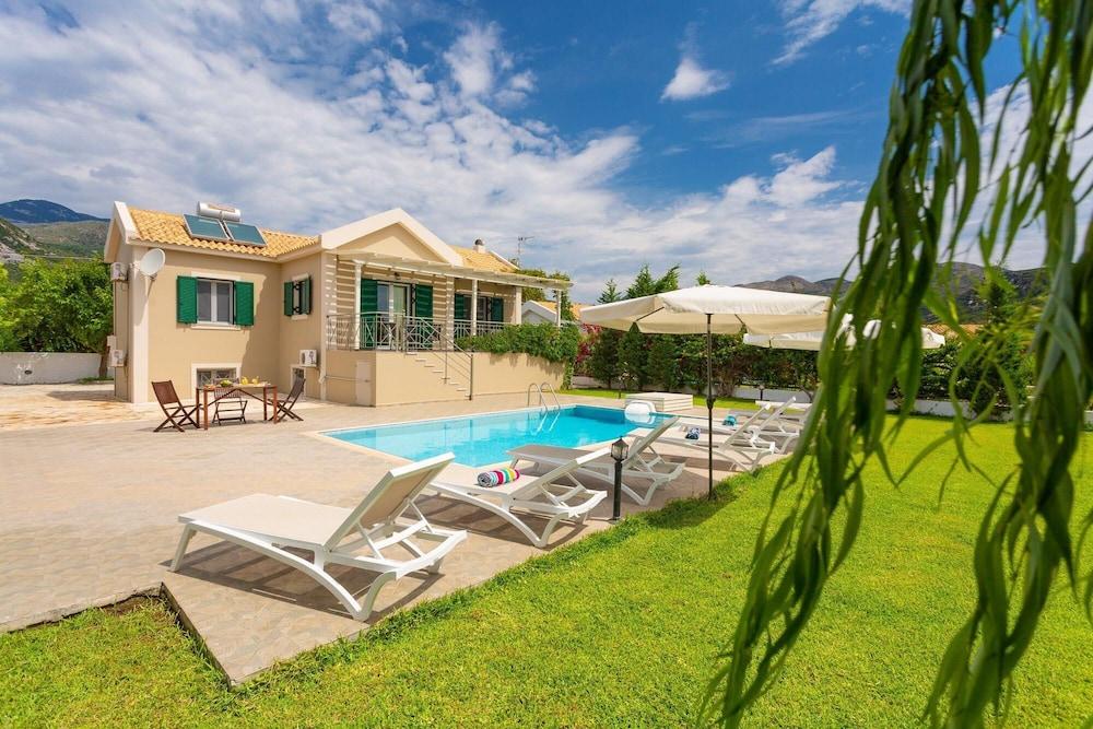 Villa Alexandra Large Private Pool Walk to Beach Sea Views A C Wifi Car Not Required Eco-frie - 1649