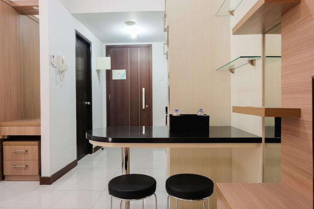 Cozy with City View Studio at Scientia Apartment Interior