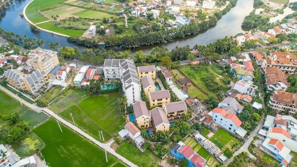 Hoa Co Villas Aerial View