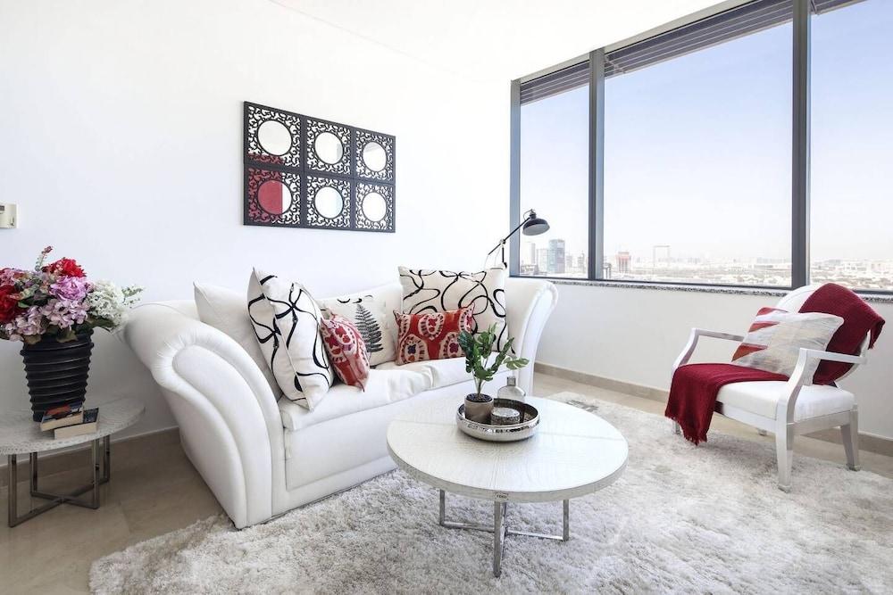 شقة لطيفة ومريحة مكوّنة من غرفة نوم واحدة في مركز دبي المالي العالمي! الصورة الأساسية