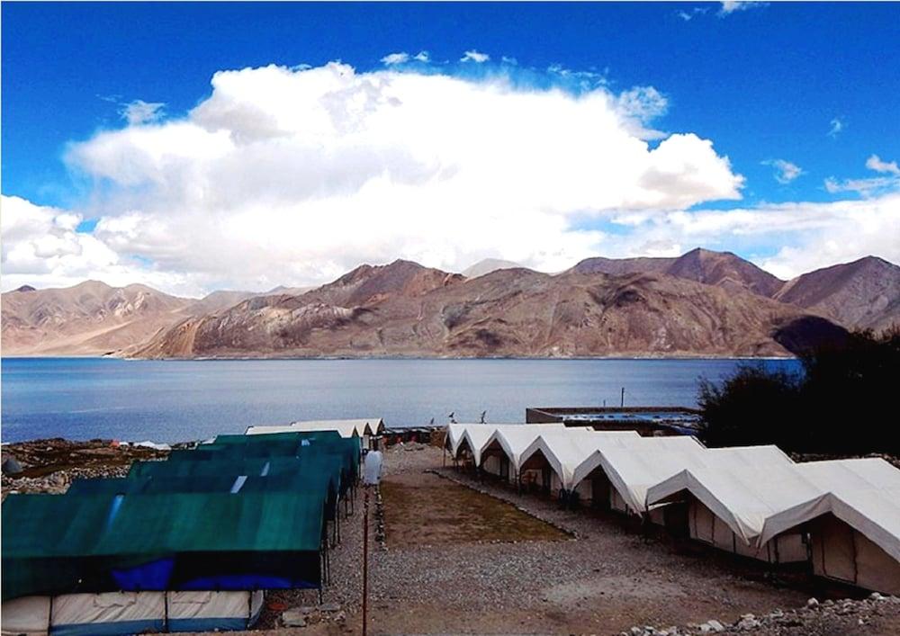 TIH Pangong Lake View Cottages and Camps Aerial View
