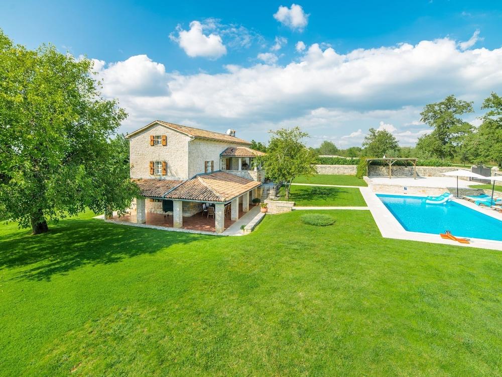 Enchanting Villa With Beautiful Stone Architecture Exterior