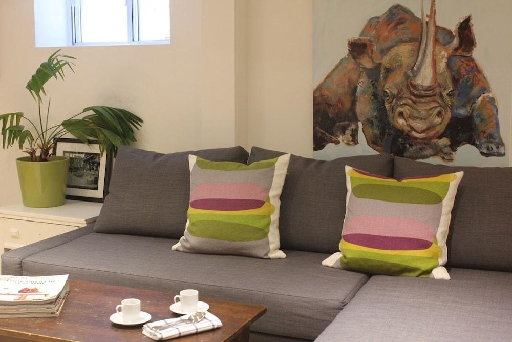 Applewood Suites - Danforth Basement Living Area