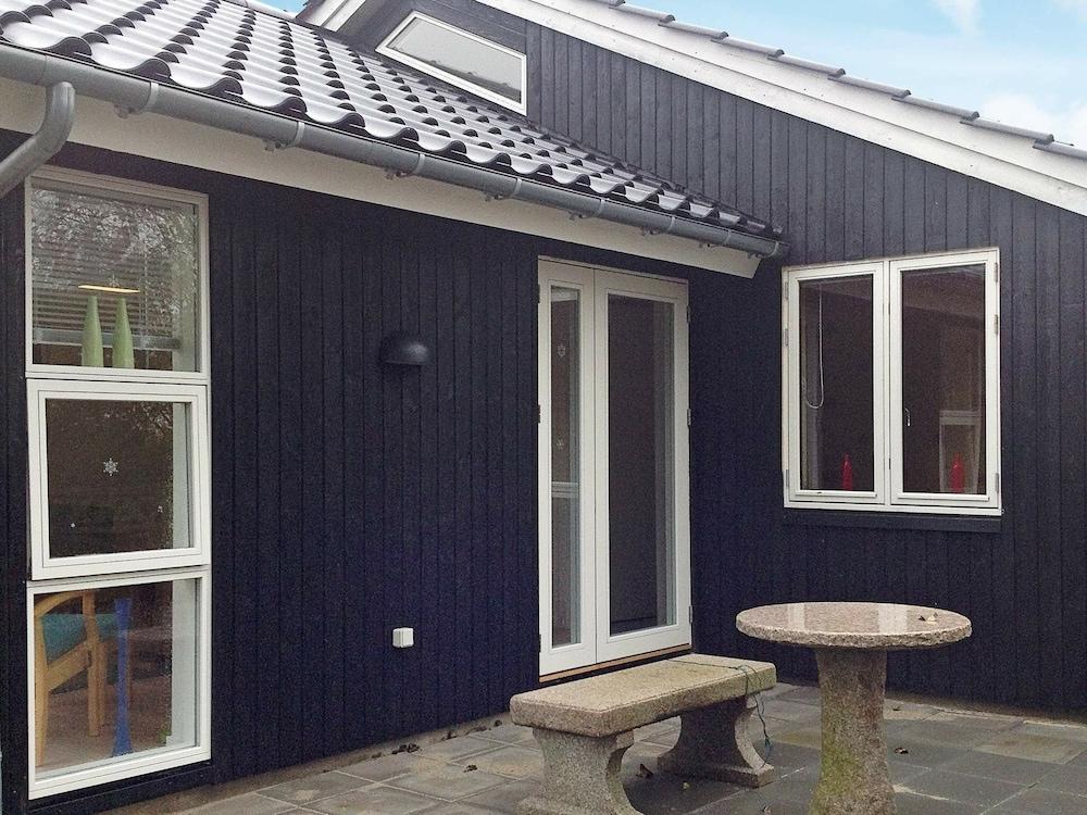 وارم هوليداي هوم إن جوتلاند دينمارك وذ تيريس المنطقة الخارجية