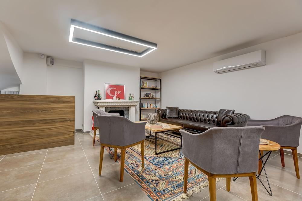 باربون بانسيون منطقة الجلوس في الردهة