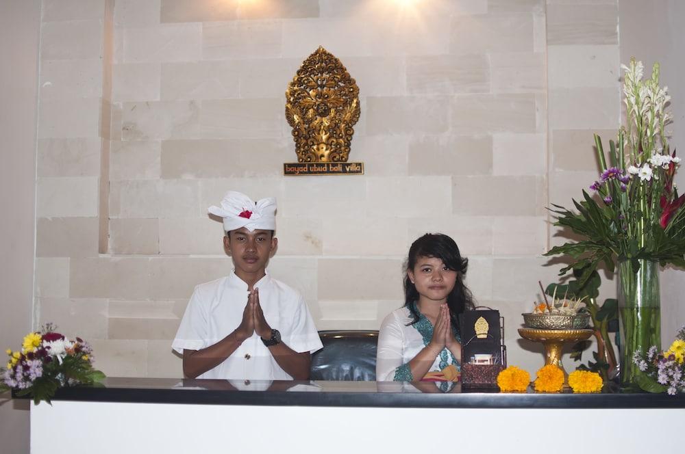 باياد أوبود بالي فيلا منطقة الجلوس في الردهة