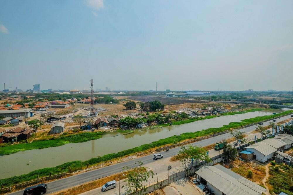 أفورديبل برايس ستوديو آت جابابيكا ريفرفيو أبارتمنت سيكارانج منظر من الجو