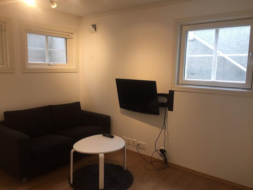 نايس باسيمينت أبارتمنت إن سنترال أوسلو غرفة