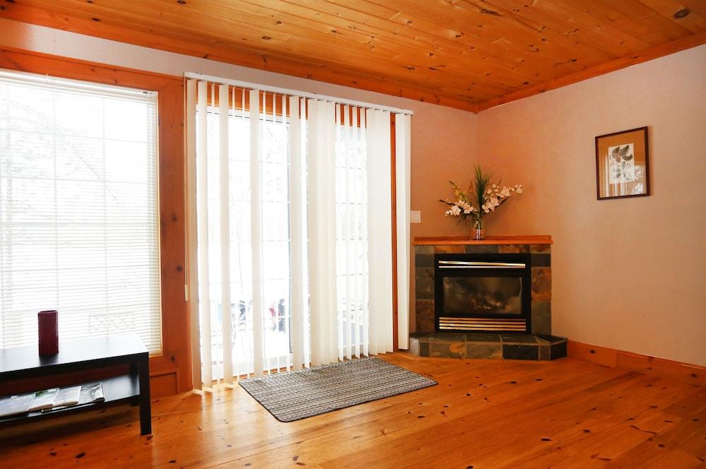 موسكوكا كوتيدج بيوتيفول ليك فيو غرفة معيشة