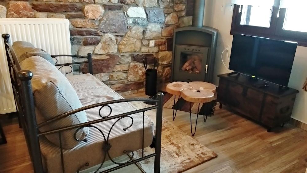 Stone Built Rustic House Interior