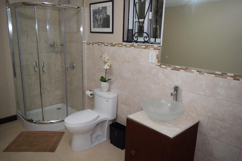 New Kingston Guest Apt at Evans Bathroom